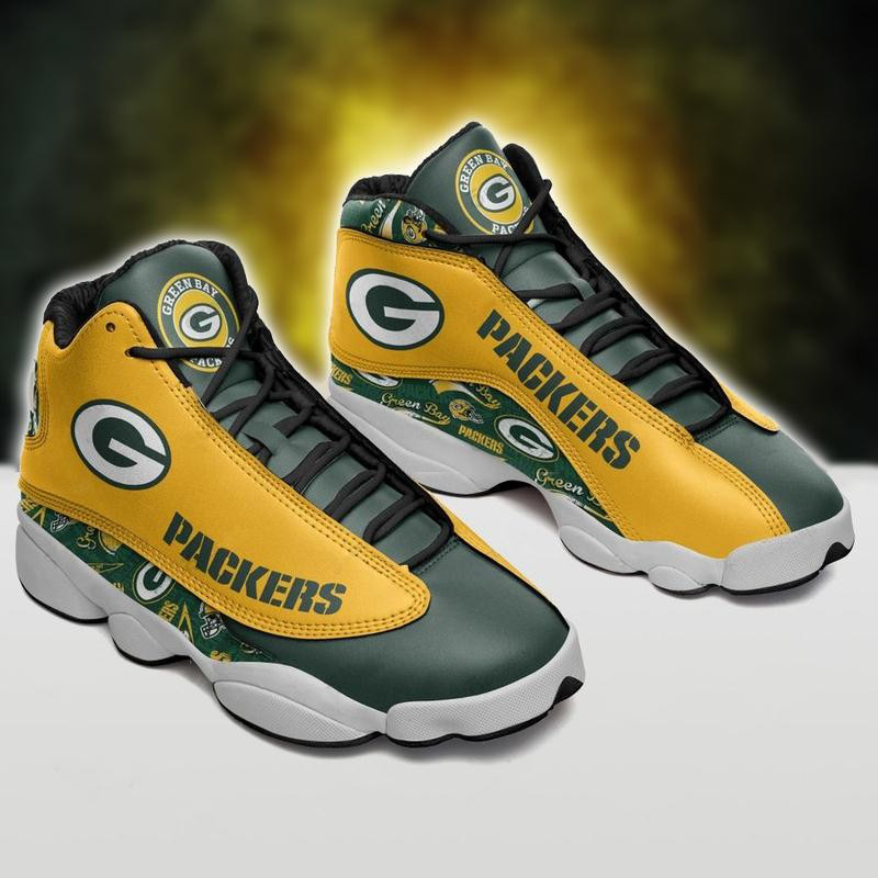 Women's Green Bay Packers Limited Edition JD13 Sneakers 006
